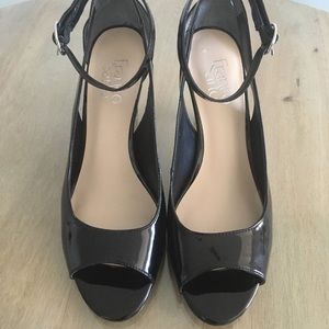 Franco Sarto Emmy Peep Toe Ankle Strap
